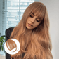 🔥✨Grzywka Clip In 100% prawdziwe przedłużanie włosów Air Bangs💖💥