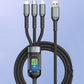 🔥Pakiet wartości🔋przezroczysty kabel do superszybkiego ładowania 3 w 1 Glow📱