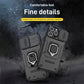 🛡️ Etui Battle Bear z Mechanizmem Push Window Rings dla iPhone’a – Najwyższa Ochrona z Niewidocznym Uchwytem na Palec i Osłoną Aparatu 📱