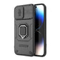 🛡️ Etui Battle Bear z Mechanizmem Push Window Rings dla iPhone’a – Najwyższa Ochrona z Niewidocznym Uchwytem na Palec i Osłoną Aparatu 📱