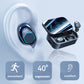 🎧 Bezprzewodowy zestaw słuchawkowy Bluetooth z etui ładującym 2000mAh 🔋 cyfrowym wyświetlaczem lustrzanym HD, płynną łącznością, najwyższą jakością dźwięku i wygodnym dopasowaniem ⚡