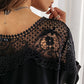【🎀Boginie to uwielbiają.🎀】Elegancki damski koronkowy top z wycięciem w jednolitym kolorze