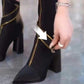 💥Oferta ograniczona czasowo👢Buty za kolano ze szpiczastym noskiem i piętą