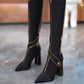 💥Oferta ograniczona czasowo👢Buty za kolano ze szpiczastym noskiem i piętą