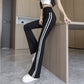 Damskie legginsy Flare z wysokim stanem i kontrolą brzucha