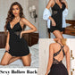 💃Spring Sale 49% OFF⏳Sexy Lace Mesh Lingerie with Side Slit