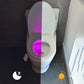 💡Wodoodporna, ładowana lampka nocna LED do toalety