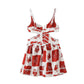 🔥👗Unikalna sukienka mini z wycięciami
